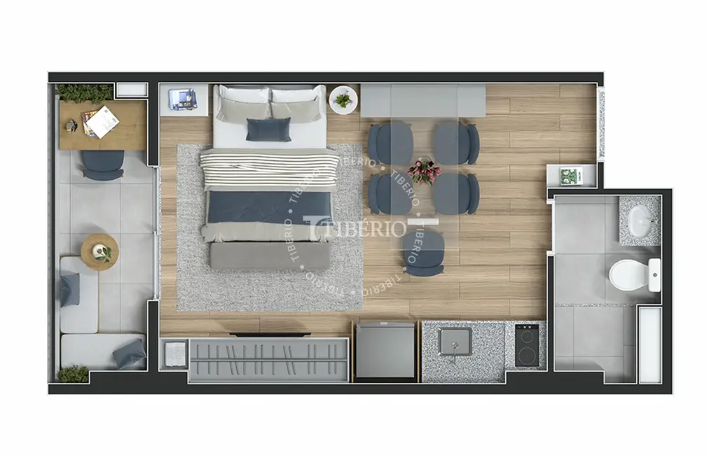 Apartamento com 1 quarto à venda, 35m2 em Mooca, São Paulo - SP - imagem 8 Foto 8 de Apartamento com 1 quarto à venda, 35m2 em Mooca, São Paulo - SP