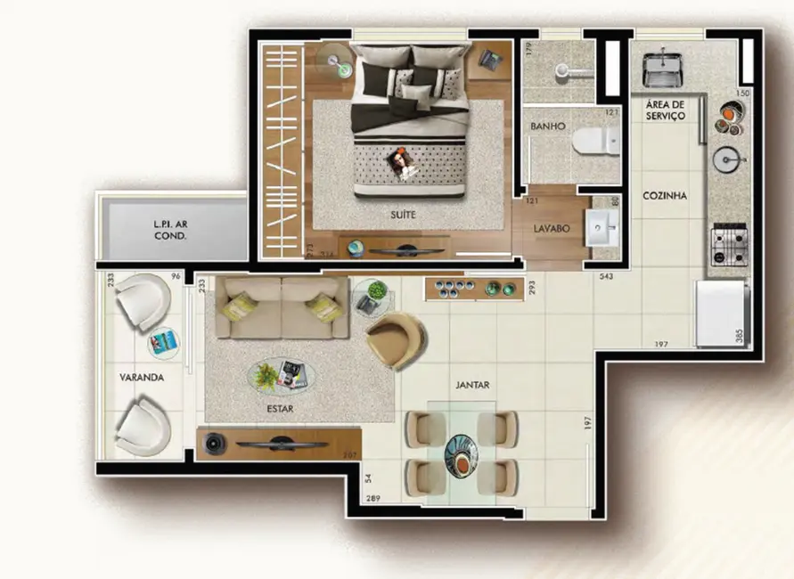 Foto 9 de Apartamento com 1 quarto à venda, 40m2 em Cambuí, Campinas - SP