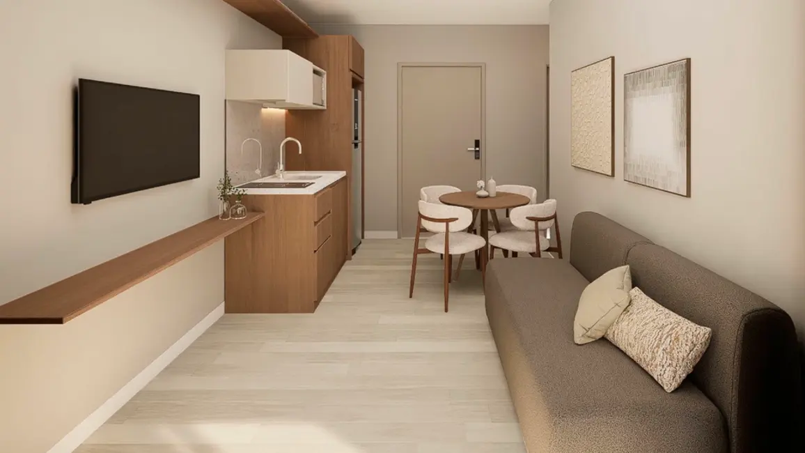 Apartamento com 1 quarto à venda, 28m2 em Moema, São Paulo - SP - imagem 5 Foto 5 de Apartamento com 1 quarto à venda, 28m2 em Moema, São Paulo - SP