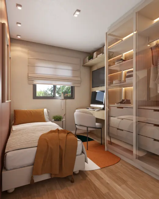 Foto 7 de Apartamento com 1 quarto à venda, 23m2 em Cajuru, Curitiba - PR