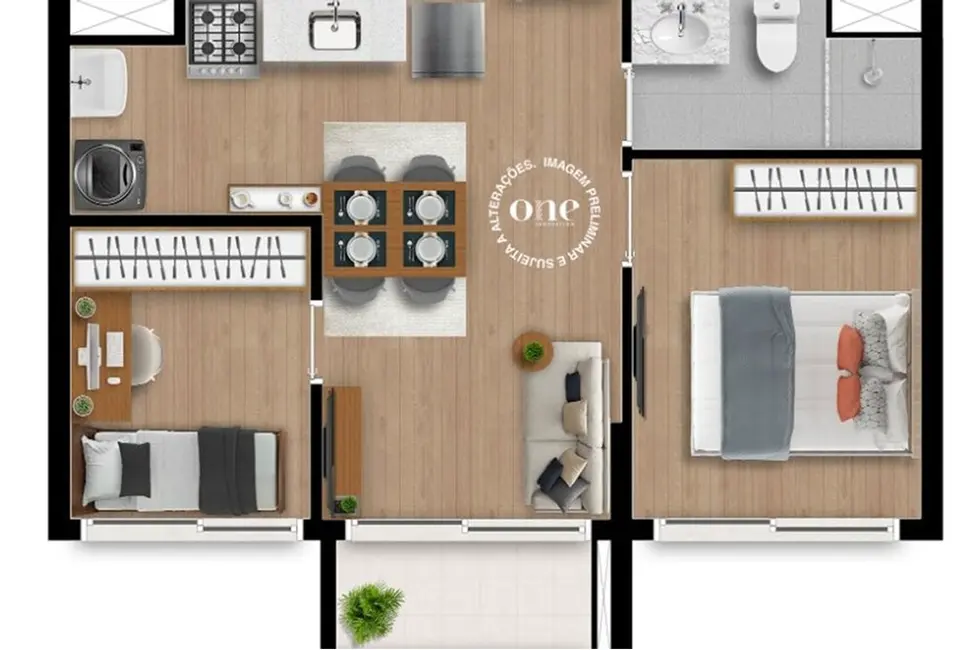 Apartamento com 2 quartos à venda, 37m2 em Vila Nova Conceição, São Paulo - SP - imagem 3 Foto 3 de Apartamento com 2 quartos à venda, 37m2 em Vila Nova Conceição, São Paulo - SP