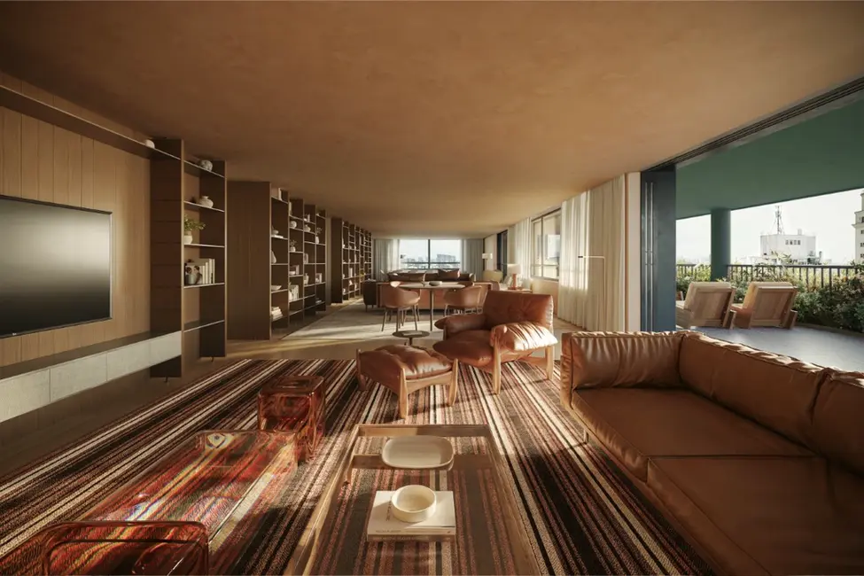 Apartamento com 4 quartos à venda, 581m2 em Jardins, São Paulo - SP - imagem 8 Foto 8 de Apartamento com 4 quartos à venda, 581m2 em Jardins, São Paulo - SP