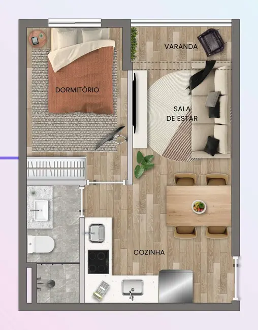 Foto 9 de Apartamento com 1 quarto à venda, 26m2 em Vila Mariana, São Paulo - SP