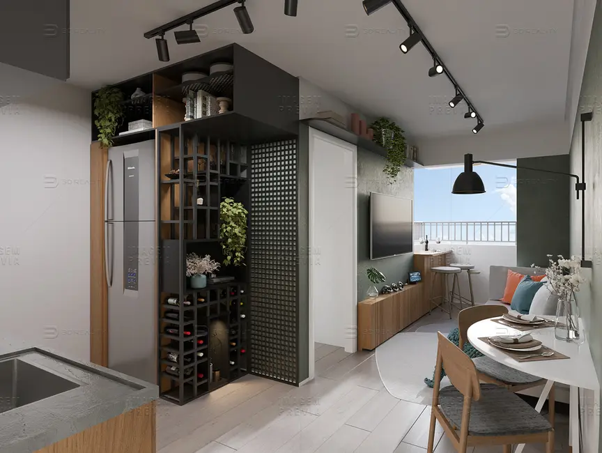 Apartamento com 1 quarto à venda, 31m2 em Santa Efigênia, São Paulo - SP - imagem 5 Foto 5 de Apartamento com 1 quarto à venda, 31m2 em Santa Efigênia, São Paulo - SP