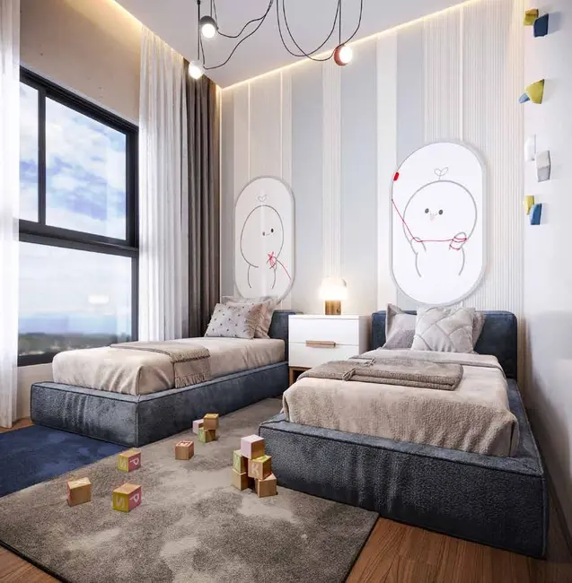 Apartamento com 3 quartos à venda, 76m2 em Cordeiros, Itajai - SC - imagem 7 Foto 7 de Apartamento com 3 quartos à venda, 76m2 em Cordeiros, Itajai - SC