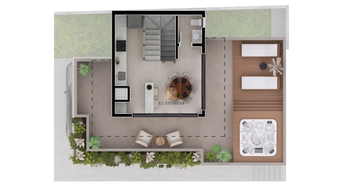 Foto 6 de Casa de Condomínio com 3 quartos à venda, 254m2 em Seminário, Curitiba - PR