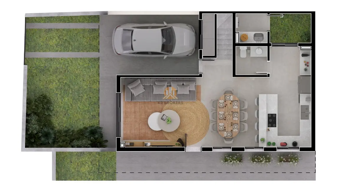 Foto 3 de Casa de Condomínio com 3 quartos à venda, 295m2 em Seminário, Curitiba - PR