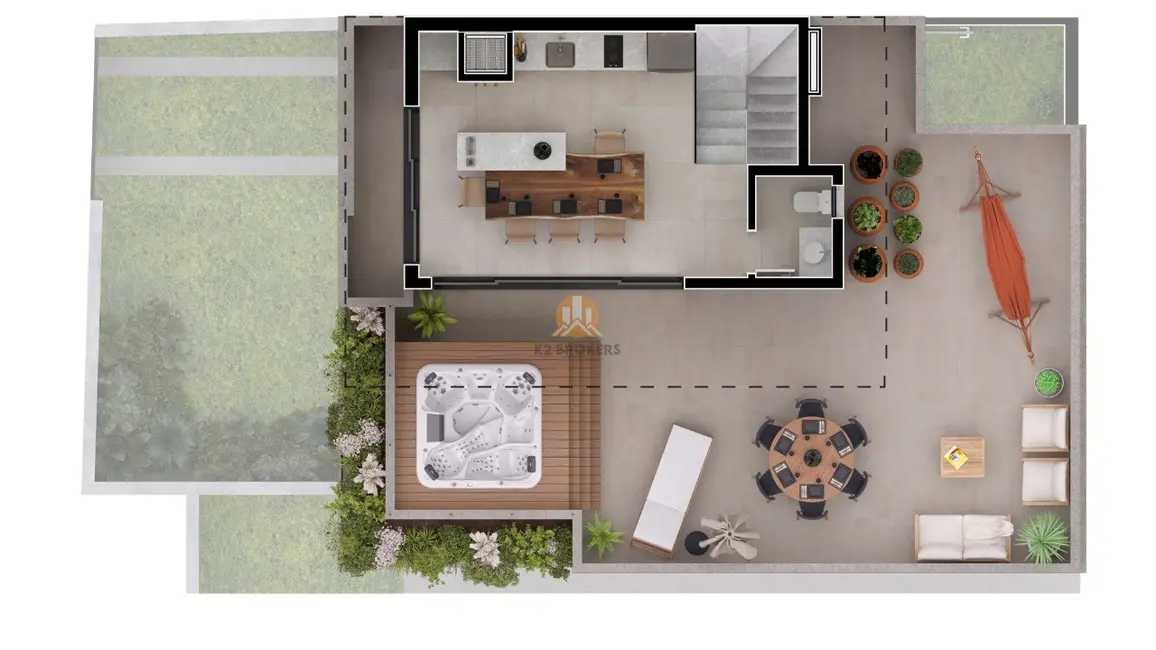 Foto 5 de Casa de Condomínio com 3 quartos à venda, 295m2 em Seminário, Curitiba - PR