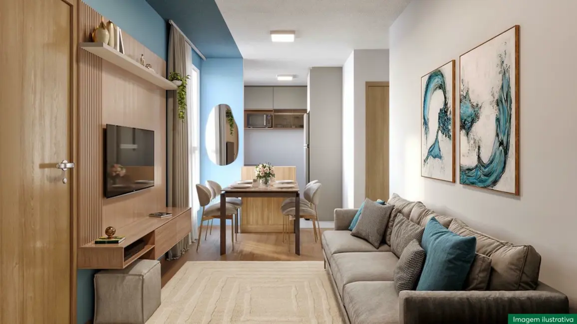 Foto 2 de Apartamento com 2 quartos à venda, 52m2 em Braz Cubas, Mogi Das Cruzes - SP