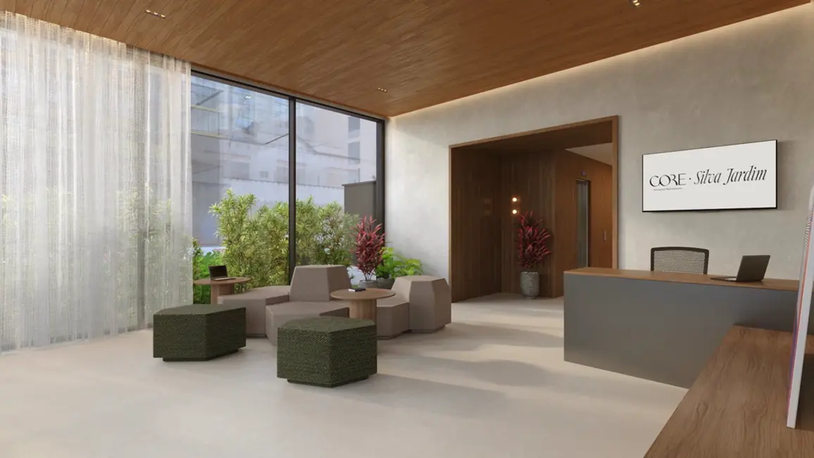 Apartamento com 1 quarto à venda, 23m2 em Rebouças, Curitiba - PR - imagem 2 Foto 2 de Apartamento com 1 quarto à venda, 23m2 em Rebouças, Curitiba - PR