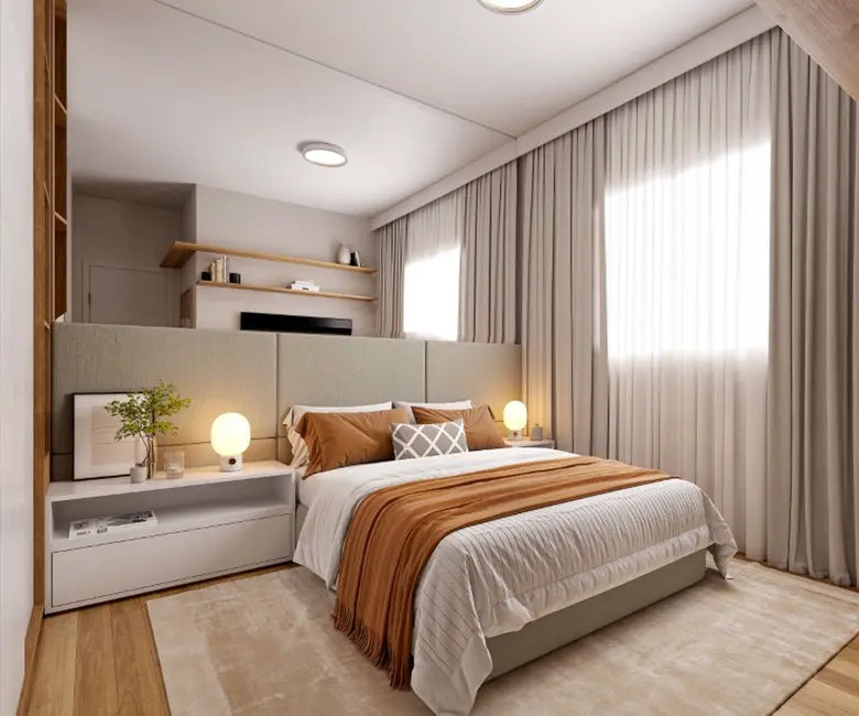 Foto 6 de Apartamento com 2 quartos à venda, 56m2 em Capão Raso, Curitiba - PR