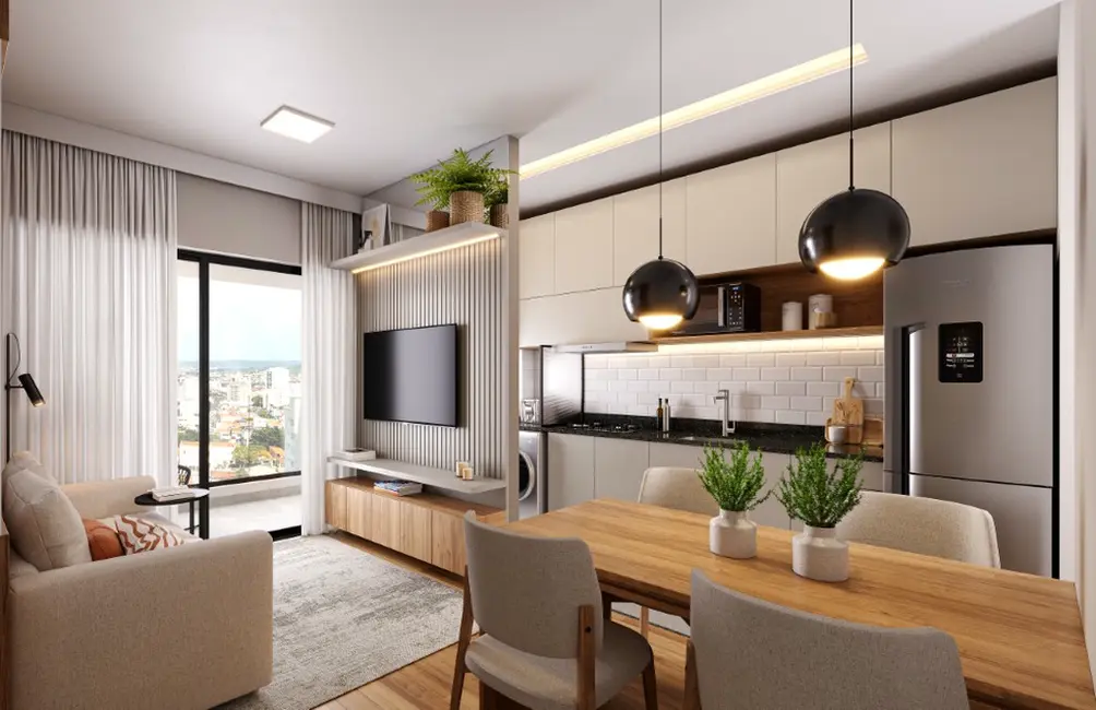 Foto 4 de Apartamento com 2 quartos à venda, 56m2 em Capão Raso, Curitiba - PR