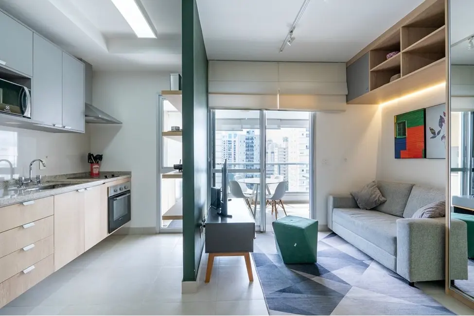 Foto 3 de Apartamento com 1 quarto à venda, 37m2 em Moema, São Paulo - SP