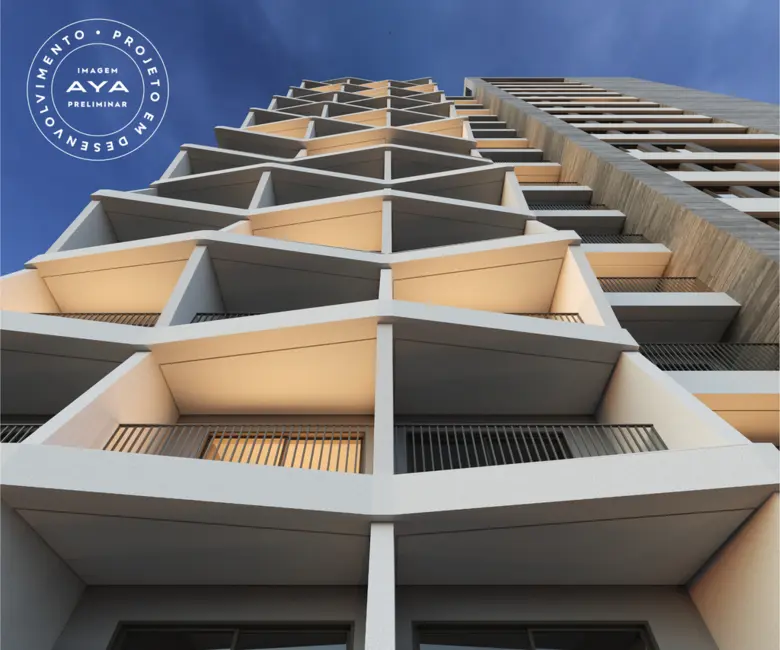 Foto 2 de Apartamento com 1 quarto à venda, 34m2 em Centro, Curitiba - PR