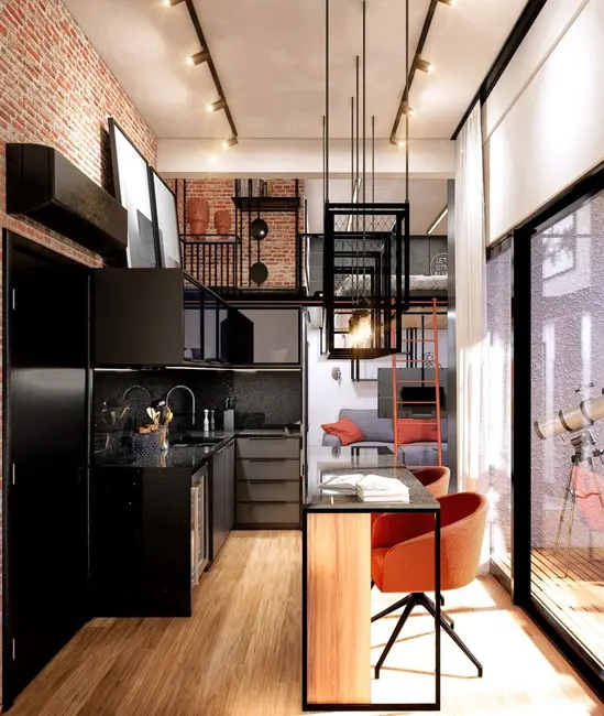 Foto 6 de Apartamento com 1 quarto à venda, 22m2 em Curitiba - PR