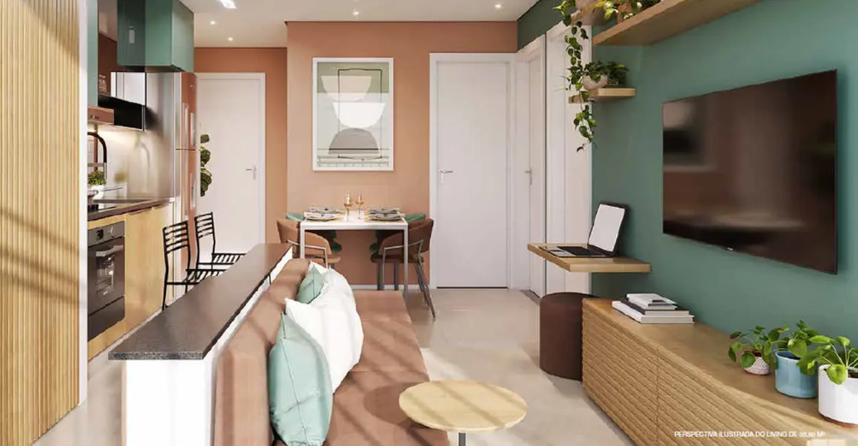 Foto 3 de Apartamento com 2 quartos à venda, 37m2 em Vila Bancária, São Paulo - SP