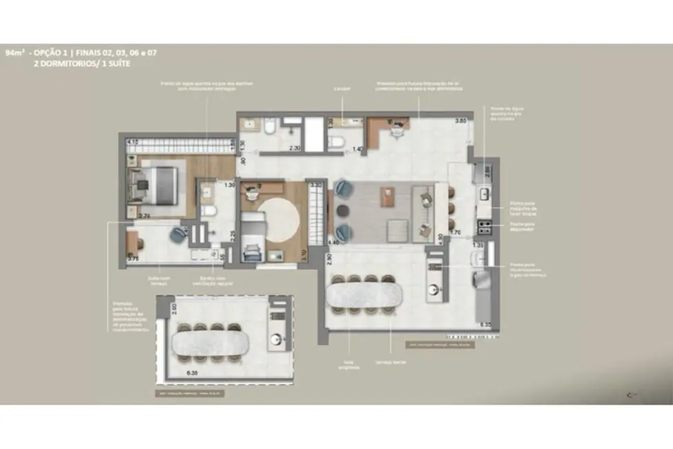 Apartamento com 2 quartos à venda, 94m2 em Jardim das Acácias, São Paulo - SP - imagem 9 Foto 9 de Apartamento com 2 quartos à venda, 94m2 em Jardim das Acácias, São Paulo - SP