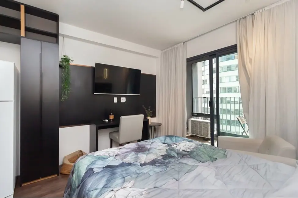 Apartamento com 1 quarto à venda, 25m2 em Moema, São Paulo - SP - imagem 3 Foto 3 de Apartamento com 1 quarto à venda, 25m2 em Moema, São Paulo - SP