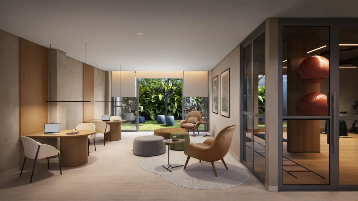 Apartamento com 1 quarto à venda, 54m2 em Indianópolis, São Paulo - SP - imagem 3 Foto 3 de Apartamento com 1 quarto à venda, 54m2 em Indianópolis, São Paulo - SP