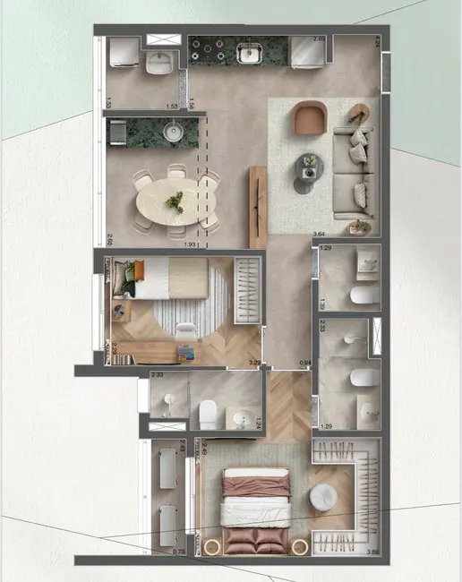 Foto 9 de Apartamento com 2 quartos à venda, 63m2 em Vila Guarani (Z Sul), São Paulo - SP