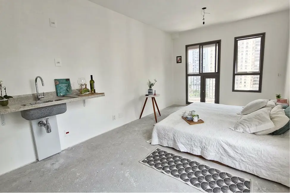 Foto 3 de Apartamento com 1 quarto à venda, 29m2 em Brooklin Paulista, São Paulo - SP