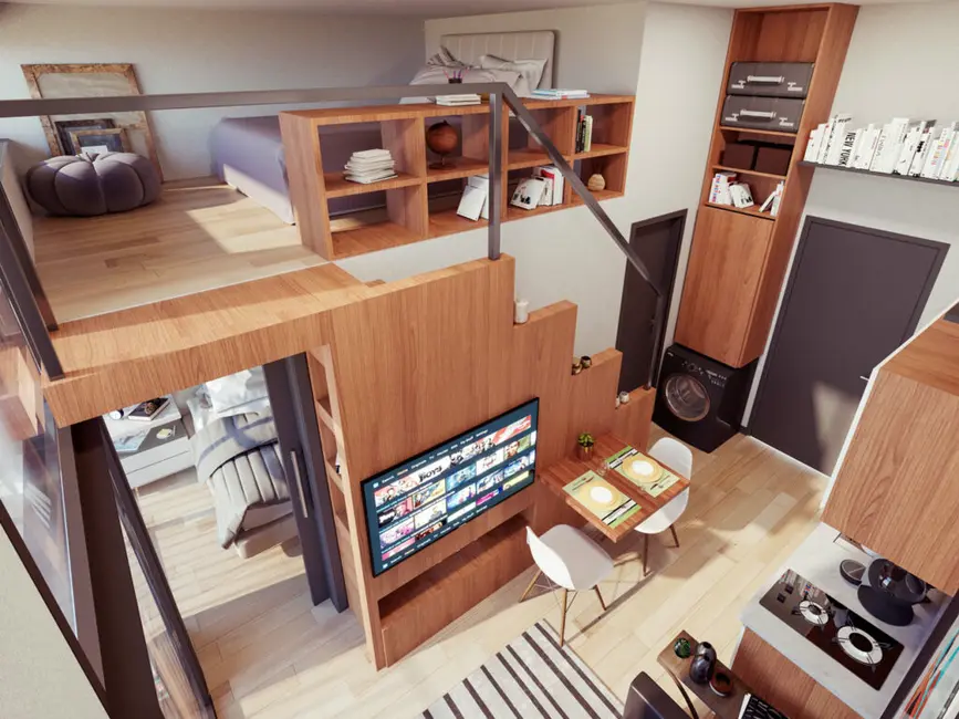 Apartamento com 1 quarto à venda, 31m2 em Hugo Lange, Curitiba - PR - imagem 5 Foto 5 de Apartamento com 1 quarto à venda, 31m2 em Hugo Lange, Curitiba - PR