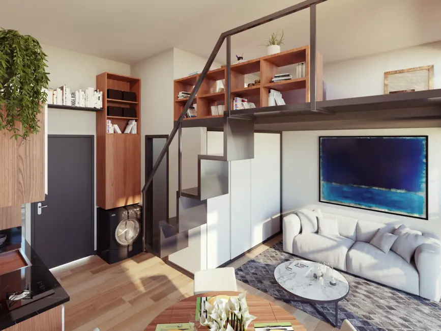 Apartamento com 1 quarto à venda, 31m2 em Hugo Lange, Curitiba - PR - imagem 4 Foto 4 de Apartamento com 1 quarto à venda, 31m2 em Hugo Lange, Curitiba - PR
