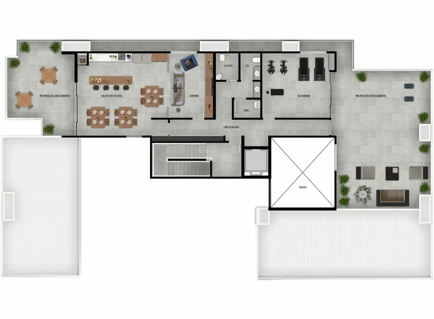 Apartamento com 1 quarto à venda, 31m2 em Hugo Lange, Curitiba - PR - imagem 9 Foto 9 de Apartamento com 1 quarto à venda, 31m2 em Hugo Lange, Curitiba - PR