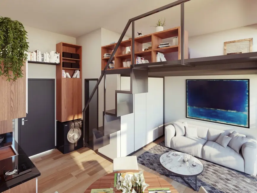 Foto 3 de Apartamento com 1 quarto à venda, 32m2 em Hugo Lange, Curitiba - PR