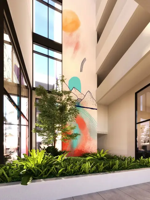 Foto 2 de Apartamento com 1 quarto à venda, 32m2 em Hugo Lange, Curitiba - PR