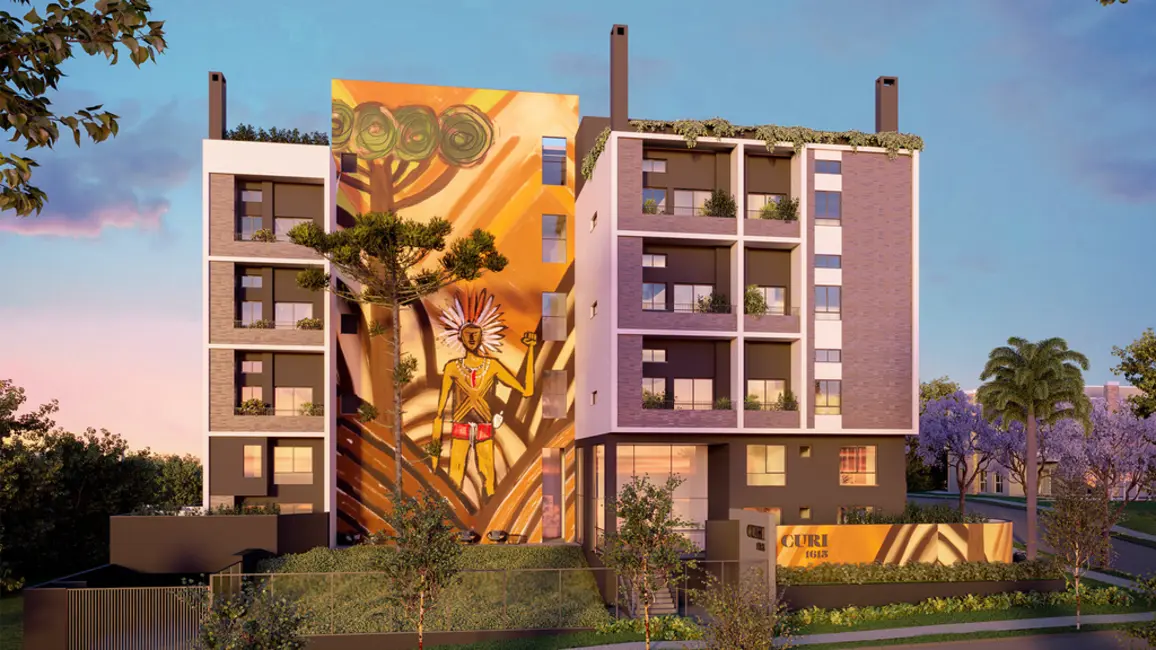 Foto 2 de Apartamento com 1 quarto à venda, 59m2 em Juvevê, Curitiba - PR