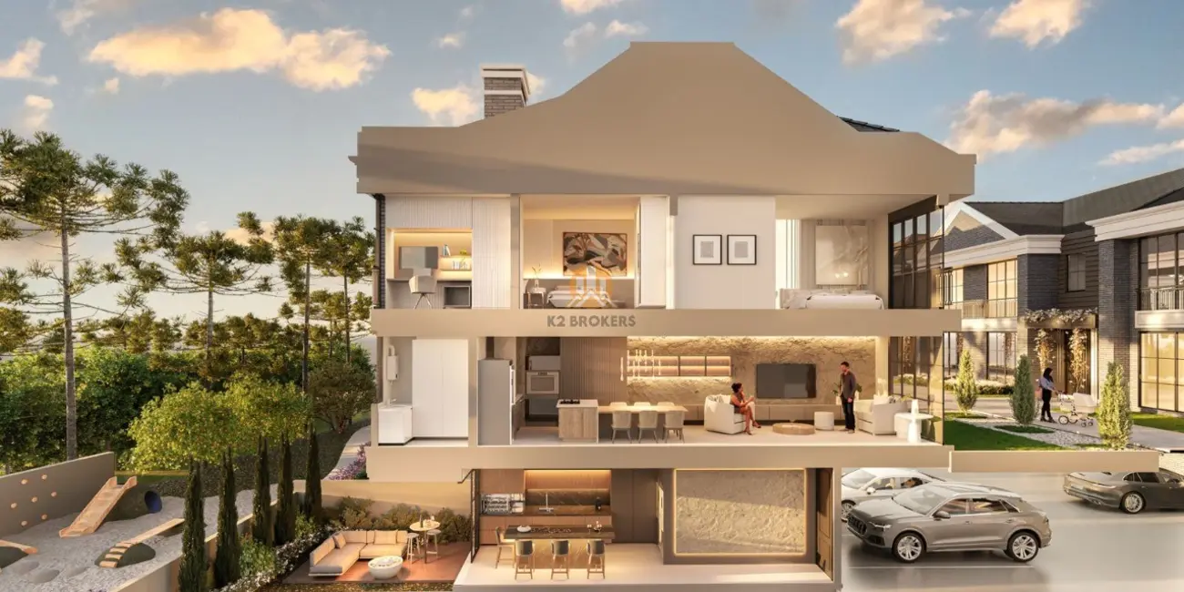 Foto 9 de Casa de Condomínio com 4 quartos à venda, 295m2 em Santa Felicidade, Curitiba - PR