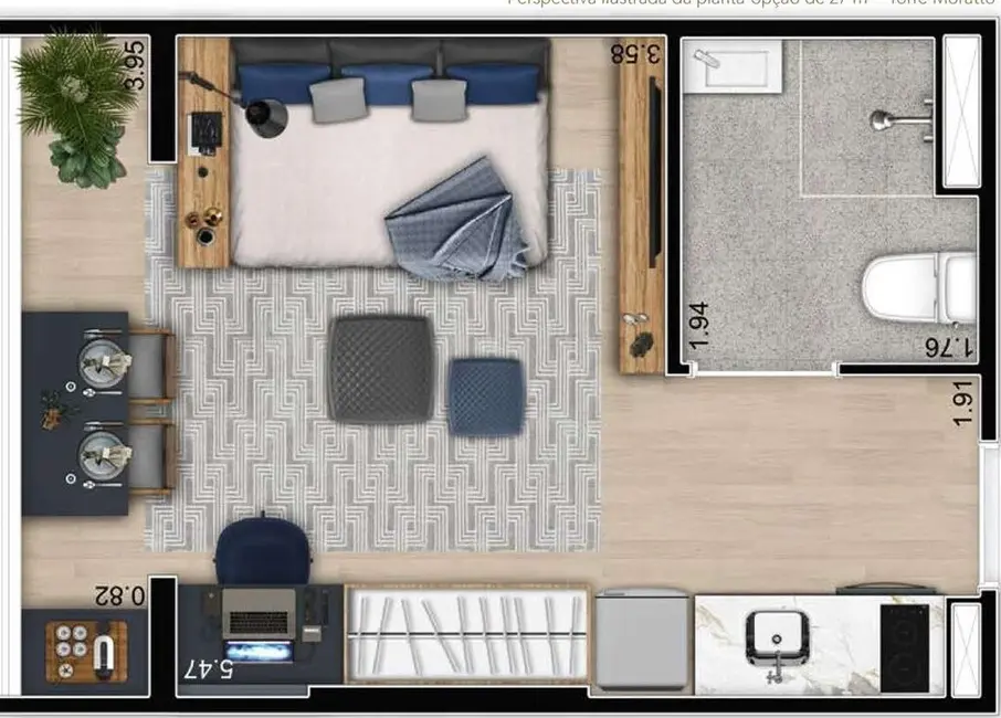 Apartamento com 1 quarto à venda, 33m2 em Butantã, São Paulo - SP - imagem 9 Foto 9 de Apartamento com 1 quarto à venda, 33m2 em Butantã, São Paulo - SP