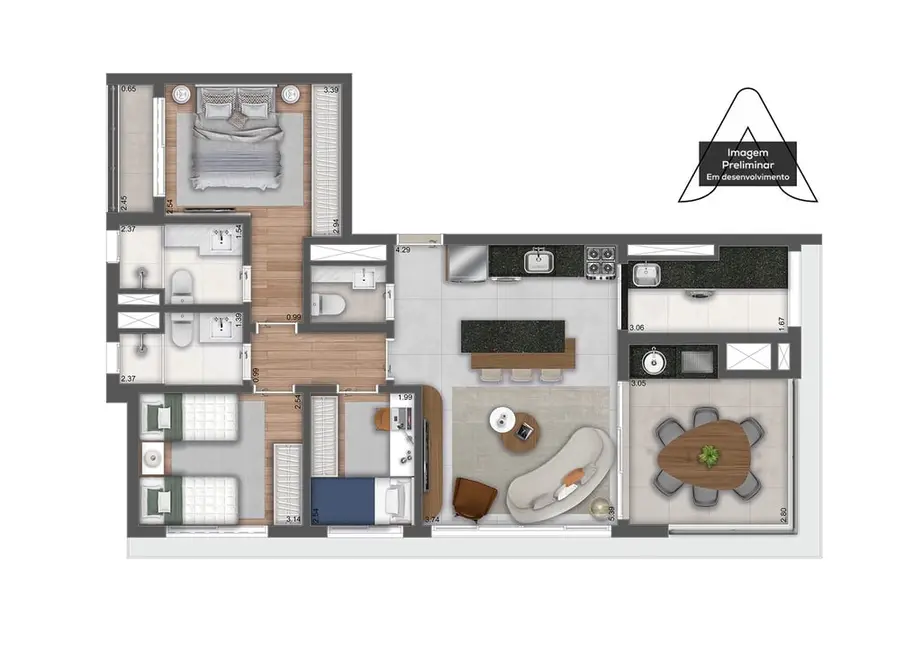 Foto 7 de Apartamento com 1 quarto à venda, 40m2 em Vila Mariana, São Paulo - SP