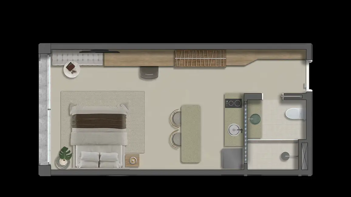 Foto 6 de Apartamento com 1 quarto à venda, 34m2 em Centro, São Paulo - SP