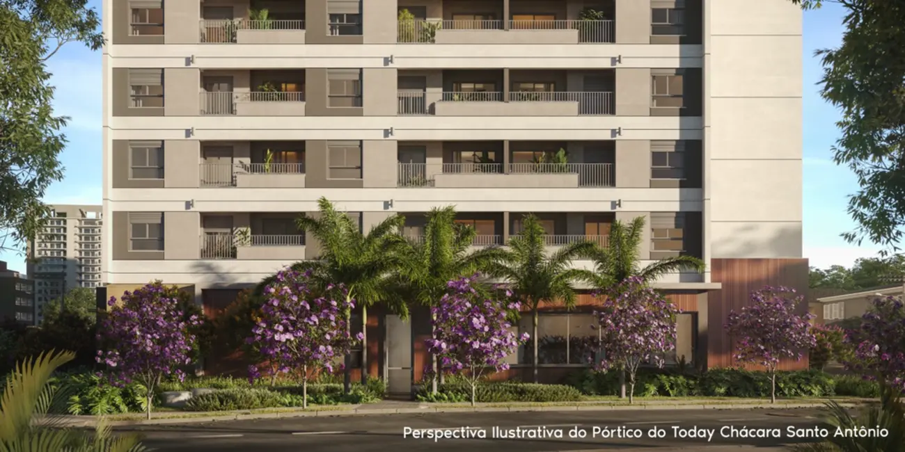 Apartamento com 1 quarto à venda, 30m2 em Chácara Santo Antônio (Zona Sul), São Paulo - SP - imagem 2 Foto 2 de Apartamento com 1 quarto à venda, 30m2 em Chácara Santo Antônio (Zona Sul), São Paulo - SP