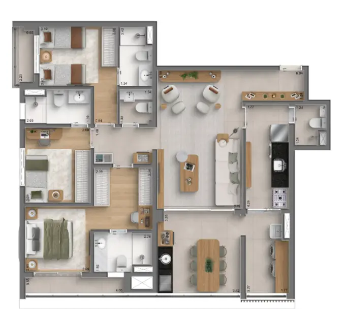 Foto 5 de Apartamento com 2 quartos à venda, 82m2 em Vila Clementino, São Paulo - SP