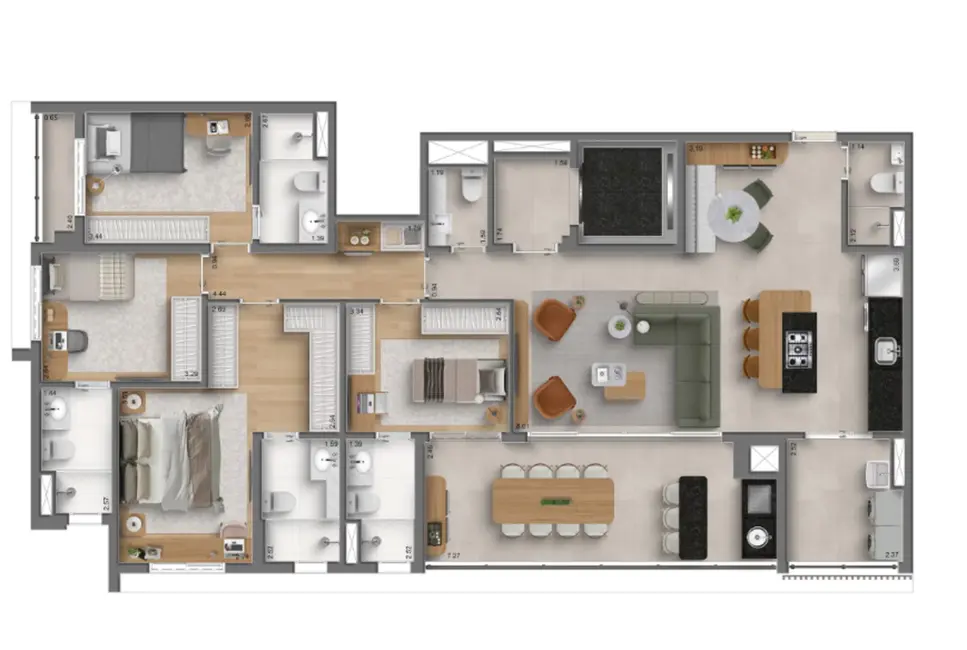 Foto 6 de Apartamento com 2 quartos à venda, 82m2 em Vila Clementino, São Paulo - SP