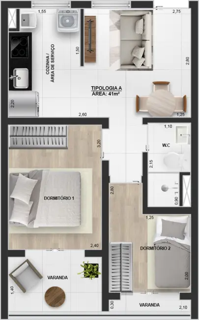 Foto 8 de Apartamento com 1 quarto à venda, 75m2 em Vila Ema, São Paulo - SP