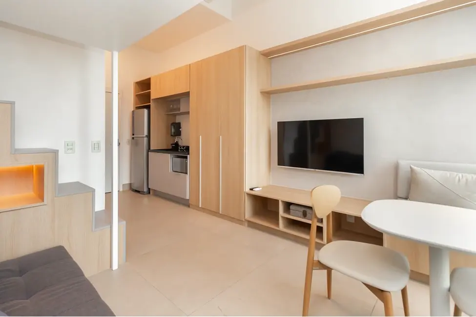 Apartamento com 1 quarto à venda, 25m2 em Jardim das Acácias, São Paulo - SP - imagem 1 Foto 1 de Apartamento com 1 quarto à venda, 25m2 em Jardim das Acácias, São Paulo - SP