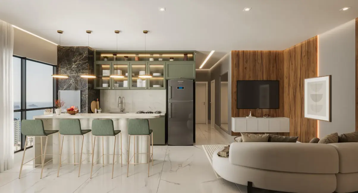 Foto 4 de Apartamento com 1 quarto à venda, 50m2 em Itapema - SC