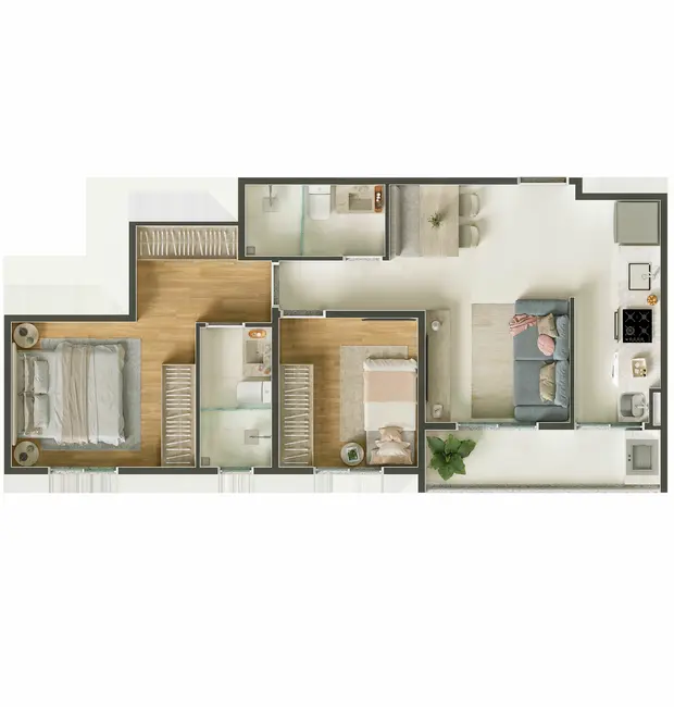 Apartamento com 2 quartos à venda, 53m2 em Vila Esperança, São Paulo - SP - imagem 7 Foto 7 de Apartamento com 2 quartos à venda, 53m2 em Vila Esperança, São Paulo - SP