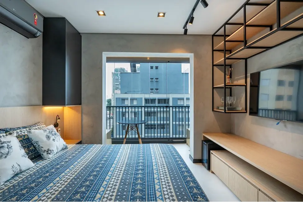 Foto 1 de Apartamento com 1 quarto à venda, 23m2 em Santo Amaro, São Paulo - SP