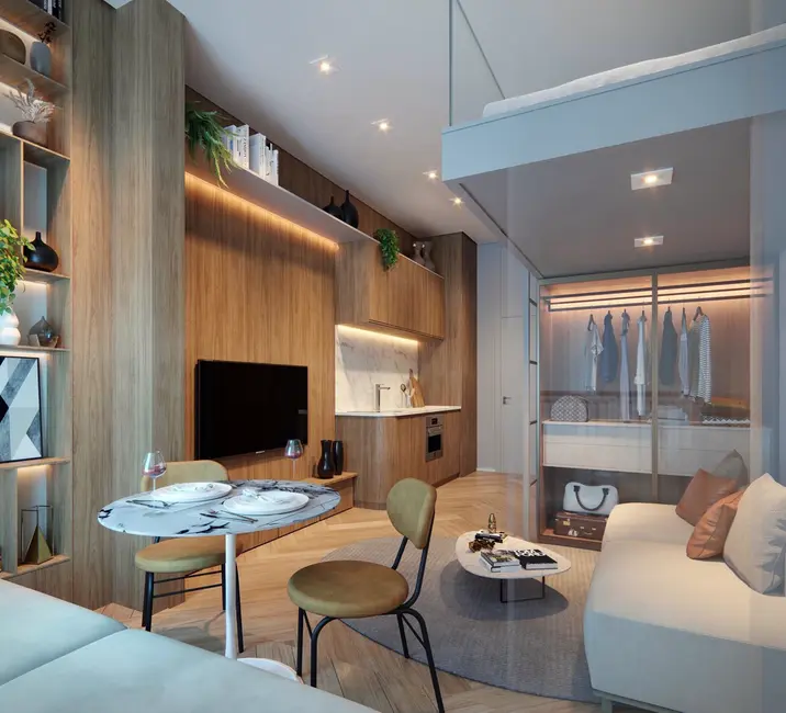 Apartamento com 1 quarto à venda, 23m2 em Jardim América, São Paulo - SP - imagem 4 Foto 4 de Apartamento com 1 quarto à venda, 23m2 em Jardim América, São Paulo - SP