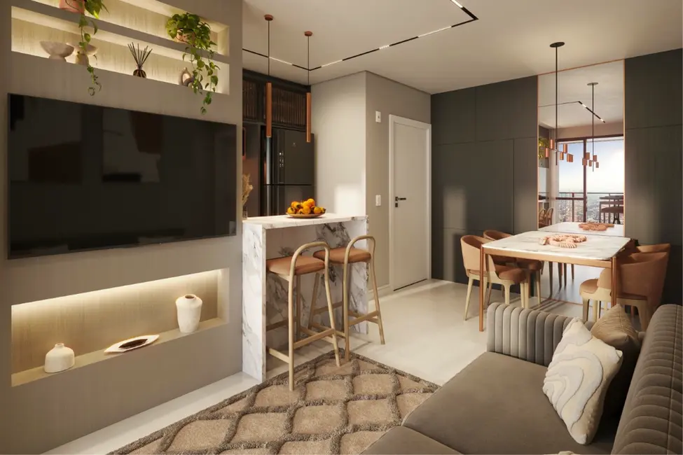 Apartamento com 1 quarto à venda, 31m2 em Capão Raso, Curitiba - PR - imagem 5 Foto 5 de Apartamento com 1 quarto à venda, 31m2 em Capão Raso, Curitiba - PR