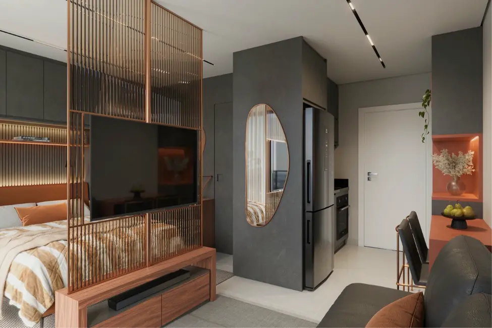 Apartamento com 1 quarto à venda, 30m2 em Capão Raso, Curitiba - PR - imagem 9 Foto 9 de Apartamento com 1 quarto à venda, 30m2 em Capão Raso, Curitiba - PR