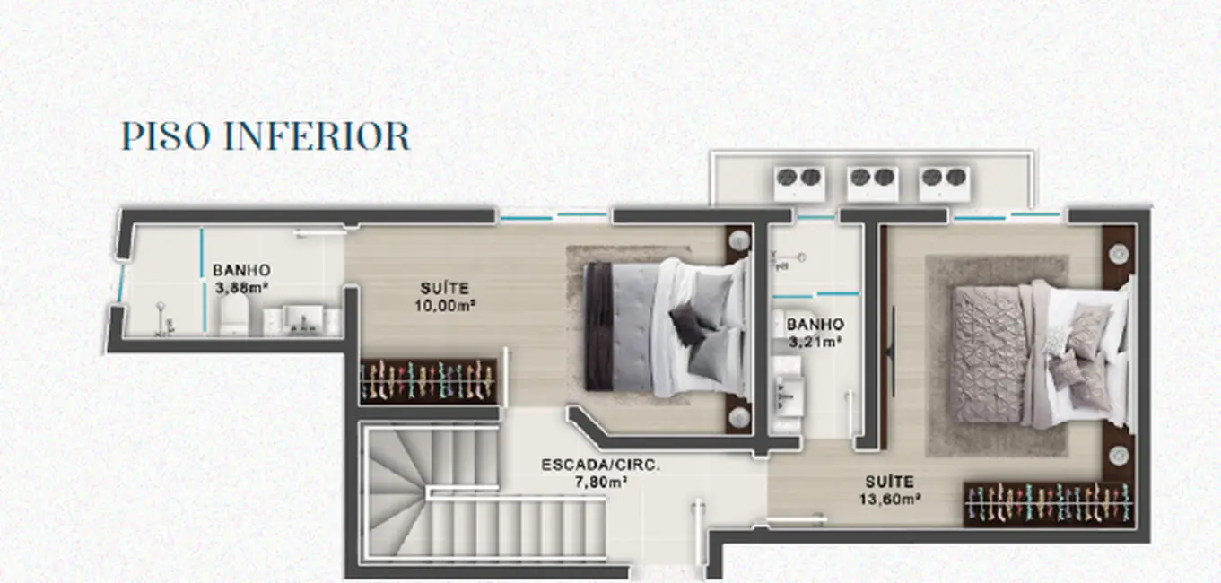 Foto 6 de Apartamento com 2 quartos à venda, 72m2 em Bombinhas - SC