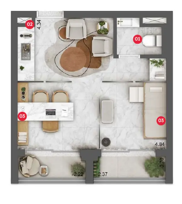 Foto 8 de Sala Comercial à venda, 26m2 em Vila Olímpia, São Paulo - SP