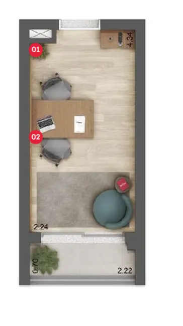 Foto 7 de Sala Comercial à venda, 14m2 em Vila Olímpia, São Paulo - SP