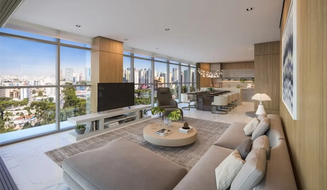 Apartamento com 3 quartos à venda, 190m2 em Cabral, Curitiba - PR - imagem 2 Foto 2 de Apartamento com 3 quartos à venda, 190m2 em Cabral, Curitiba - PR